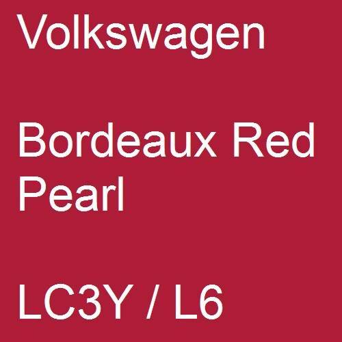 Volkswagen, Bordeaux Red Pearl, LC3Y / L6.
